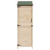 Shed ogrodowy naturalny 59,5 x 56 x 176,5 cm Drewno Świerkowe