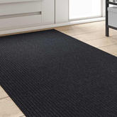 Chodnik dywanowy Antracyt 80 x 400 cm tkanina