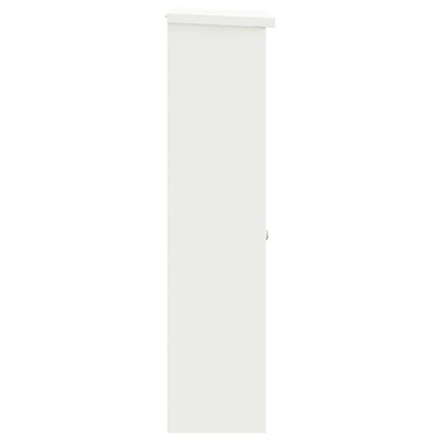 Skrzynka na przesyłki Z blokadą Biały 44,5 x 29 x 110,5 cm Stal