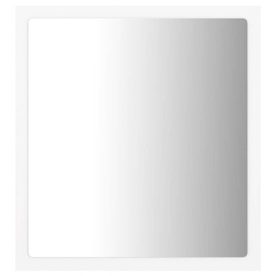 vidaXL Lustro łazienkowe LED, białe, 40x8,5x37 cm, akryl