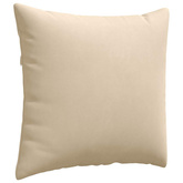 Poduszki na sofę 2 pcs Kremowy 50 x 50 cm tkanina
