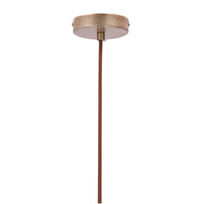 Lampa sufitowa wisząca Candellux Sfinks 31-43276  kula   E27 ażurowy jasno brązowy