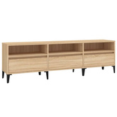 vidaXL Szafka pod TV, dąb sonoma, 150x30x44,5 cm