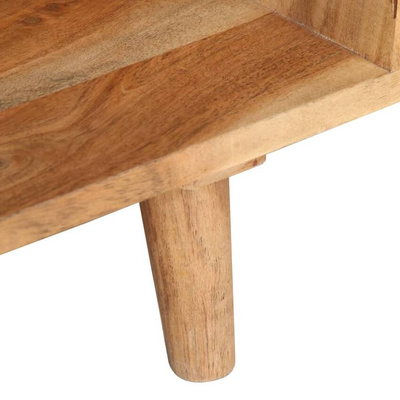 vidaXL Szafka pod TV, 115x30x39 cm, lite drewno akacjowe