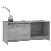 vidaXL Szafka pod TV, szary dąb sonoma, 90x35x40 cm
