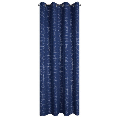 Zasłona Evi granatowa 140x250