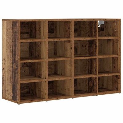 Szafka na buty z półką Stare drewno 103 x 30 x 67 cm