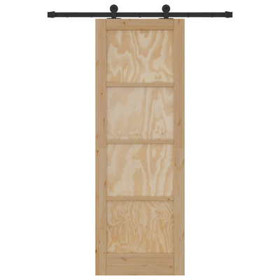 Drzwi przesuwne ORKDAL 73,5 x 211 cm Lite drewno sosnowe