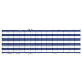 vidaXL Poduszka na leżak, niebiesko-białe paski, tkanina Oxford