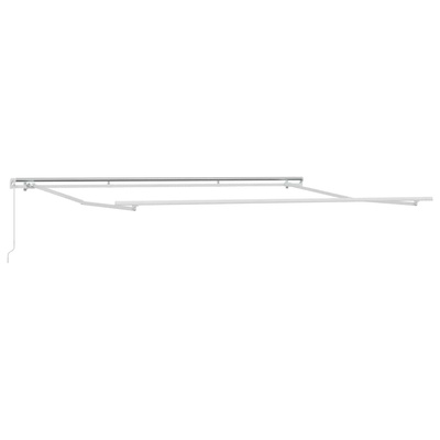 Ręcznie zwijana markiza, brązowa, 400x300 cm