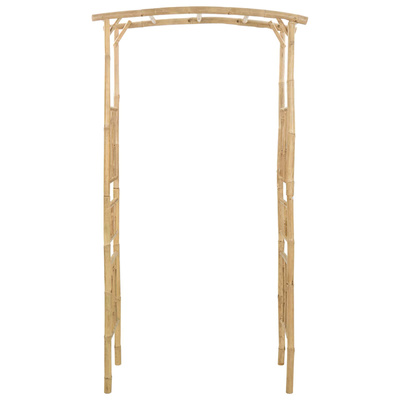 Łuk Ogrodowy Naturalny 110 x 40 x 205 cm Bambus