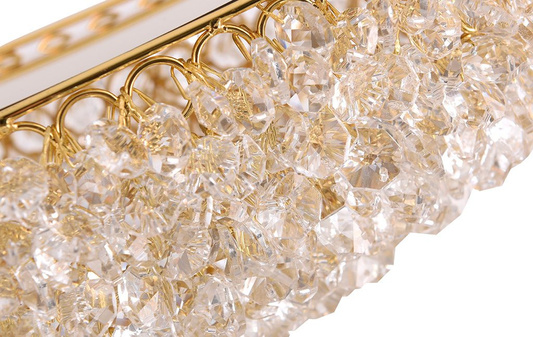 Designerska Lampa Wisząca złota Swarovski Adani AD213