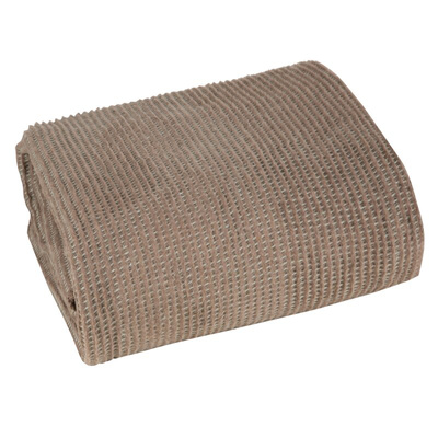 Koc Amber ciemnobeżowy 70x160