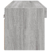 vidaXL Szafka pod TV, z LED, kolor szary dąb sonoma, 60x30x30 cm