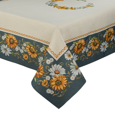 Obrus ciemnoniebieski 140x180