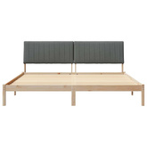 Ramka łóżka Brązowy 200 x 200 cm Lite drewno sosnowe