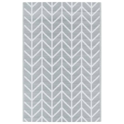 vidaXL Dywan na zewnątrz, szary, 190x290 cm, PP