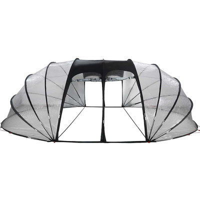 Namiot basenowy przezroczysty 640 x 432 x 205 cm PVC