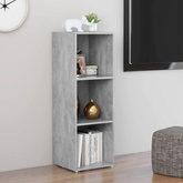 vidaXL Szafka pod TV, szarość betonu, 107x35x37 cm