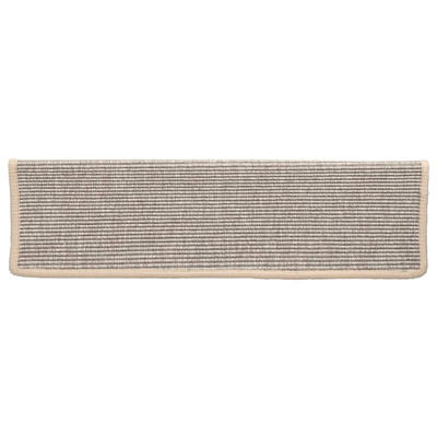 Maty na schody 15 szt. 65x21x4 cm Srebrne prostokątne krawędzie
