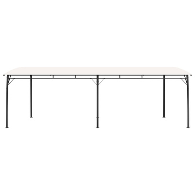 Zadaszenie ogrodowe, 6 x 3 x 2,55 m, kremowe