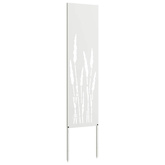 Ekran zapewniający prywatność w ogrodzie Biały 32 x 140 cm