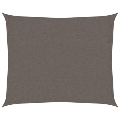 Żagiel przeciwsloneczny, 160 g/m?, antracytowy, 2,5x3 m, HDPE