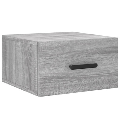 vidaXL Wiszące szafki nocne, 2 szt., szary dąb sonoma, 35x35x20 cm model standard