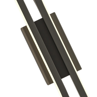 Kinkiet LED  Abigali Vargo 12W nowoczesny 42cm czarny