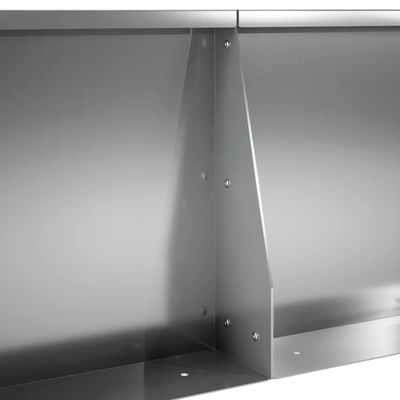 Mur oporowy 6 szt. 100 x 12 x 40 cm Stal ocynkowana srebrny