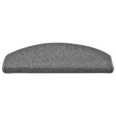 Maty na schody 15 szt. 65x24x4 cm Ciemnoszare Półokrągłe Duże