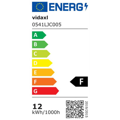 vidaXL Lustro łazienkowe z LED i czujnikiem dotykowym, 100x60 cm model standard