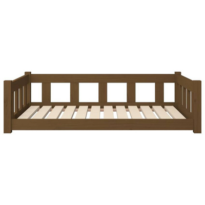 vidaXL Legowisko dla psa, miodowe, 105,5x75,5x28 cm, drewno sosnowe