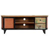 vidaXL Szafka pod TV, 120 x 30 x 45 cm, lite drewno odzyskane