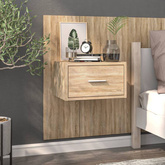vidaXL Wiszące szafki nocne, 2 szt., dąb sonoma model standard