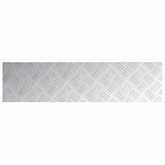 Stopień Prostokątny 2 pcs Srebrny 80 x 20 cm Aluminium