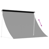 Markiza Czarny 100 x 150 cm 180 g / m? Poliester z powłoką PU
