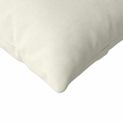 Poduszki na sofę 2 pcs Kremowy 145 x 40 cm Tkanina sztruksowa
