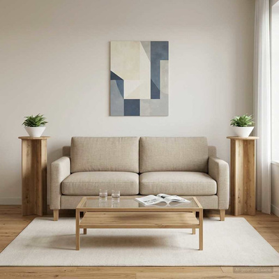 Stojak na rośliny 2 szt. Dąb artisan ?40 x 100 cm