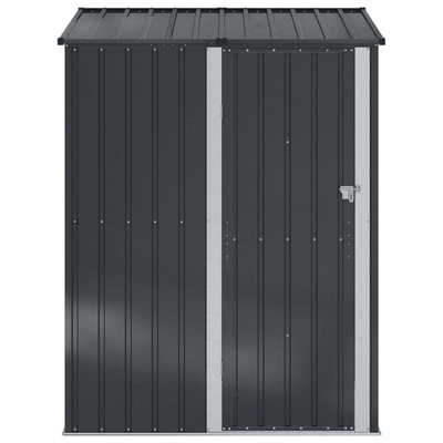 Schowki ogrodowe Antracyt 153,5 x 86 x 200 cm Metal