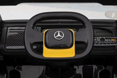 Auto Na Akumulator Mercedes + Naczepa XMX622B  Zółty LCD
