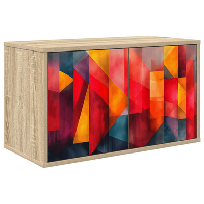 Szafka na telewizor montowana na ścianie HEESCH 69 x 33 x 40 cm