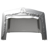 Namiot magazynowy, 370 x 370 cm, stal, szary