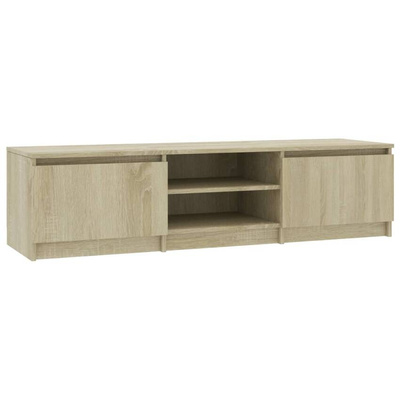 vidaXL Szafka pod TV, dąb sonoma, 140x40x35,5 cm