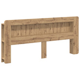 Szafka z zagłówkiem Dąb artisan 180 cm Drewno inżynieryjne