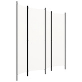 Parawan 4-panelowy, biały, 200 x 180 cm