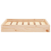vidaXL Legowisko dla psa, 61,5x49x9 cm, lite drewno sosnowe