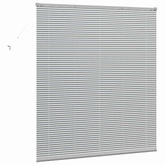 Żaluzje weneckie Srebrny 175 x 155 cm Aluminium