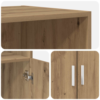 Highboard Dąb artisan 70 x 42,5 x 185 cm Drewno inżynieryjne