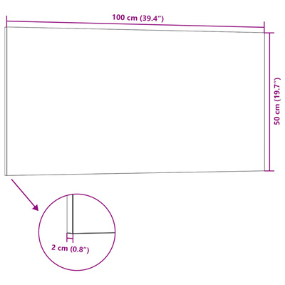 Panele ścienne 10 szt. 100 x 50 cm Jasnoszary i czarny